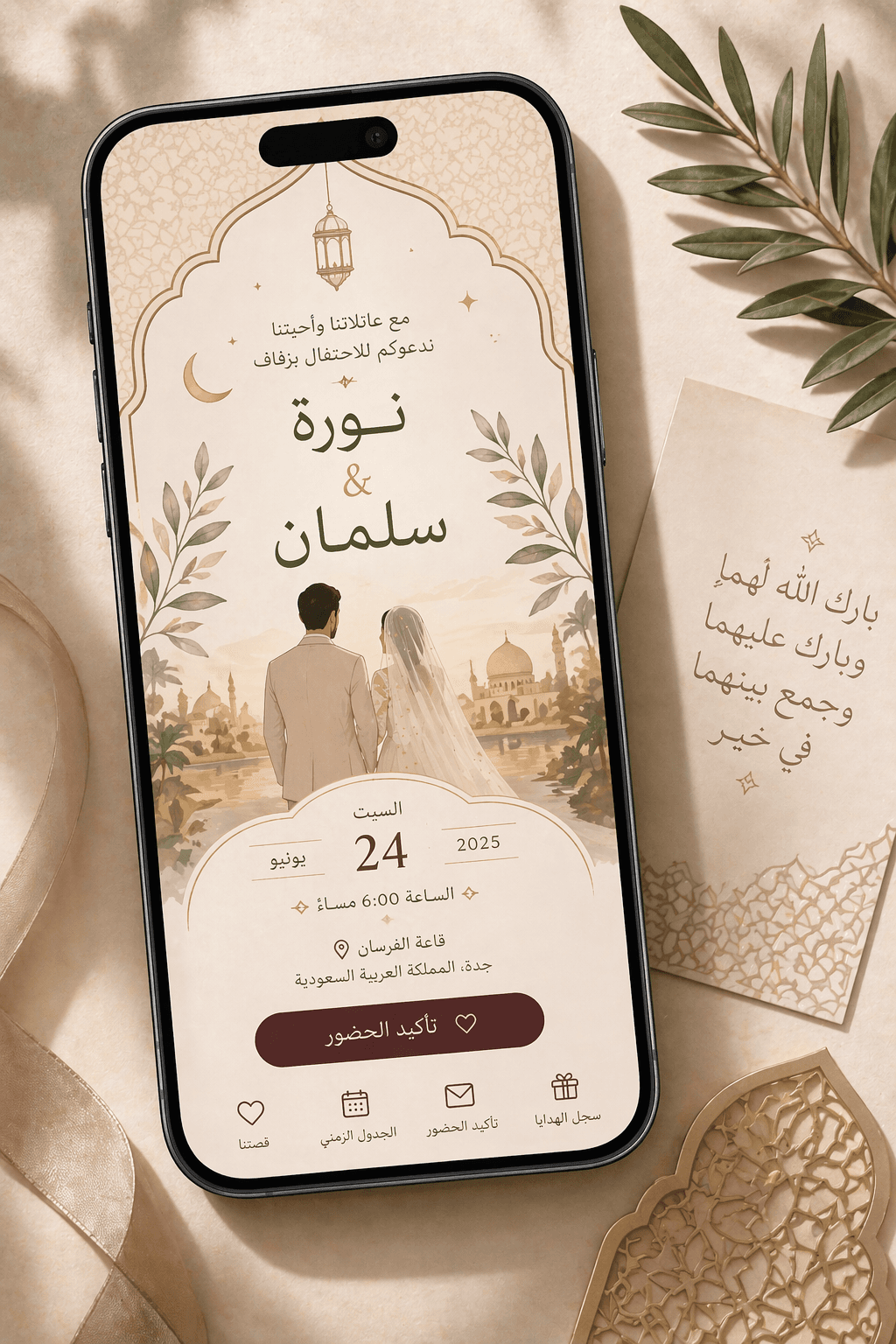 Example Invyo invitation screen 4